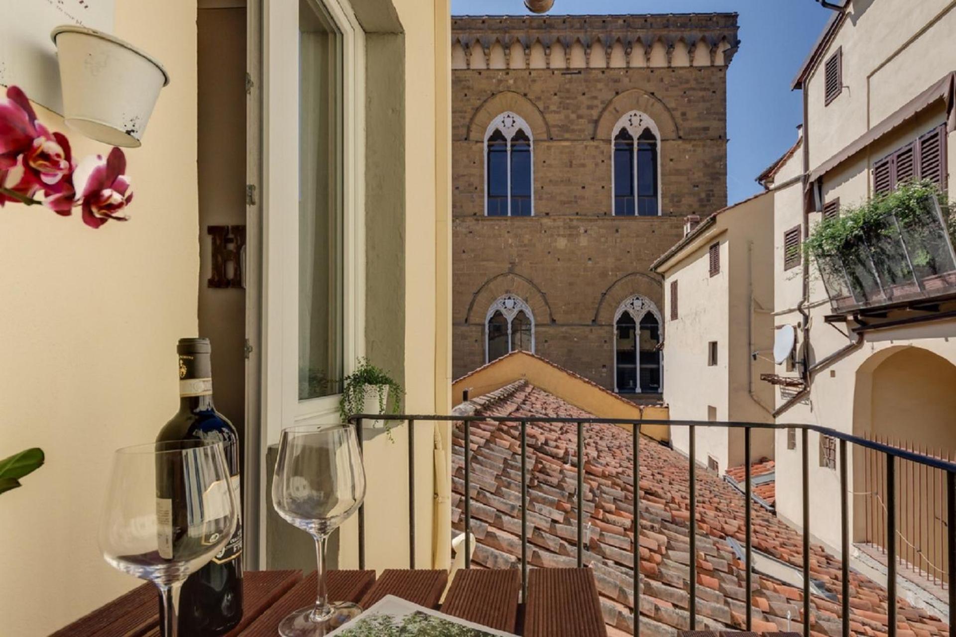 Apartments Florence - Cimatori Balcony 외부 사진